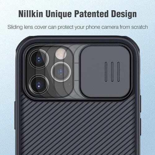 Nillkin Apple iPhone 12 Pro Case, CamShield Series Slim Stylish Protective Case With Slide Camera Cover - Black Nillkin Apple iPhone 12 Pro Case, CamShield Series Slim Stylish Protective Case With Slide Camera Cover - Black